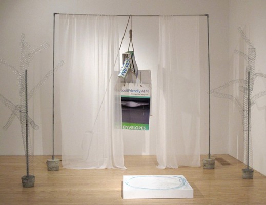 The Elephant Calf,&amp;nbsp;Liz Magic Laser, 2010, performance and installation, installation view, Derek Eller Gallery, New York.