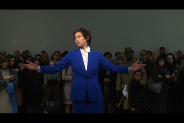 Stand Behind Me,&amp;nbsp;Liz Magic Laser,&amp;nbsp;2013, performance and two-channel video, 10 minutes, video still,&amp;nbsp;Lisson Gallery, London, UK.&amp;nbsp;Featuring dancer Ariel Freedman as&amp;nbsp;President Barack Obama: Plan to Reduce Gun Violence, White House, Washington, US, January 16, 2013.