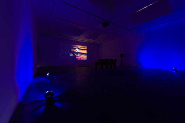 The Thought Leader, Liz Magic Laser, 2015, video installation, 9 minutes, installation view, Various Small Fires, Los Angeles.